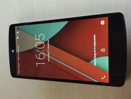 Nexus 5 32GB Wit  Android Lollipop 5.0.1  Goede Conditie