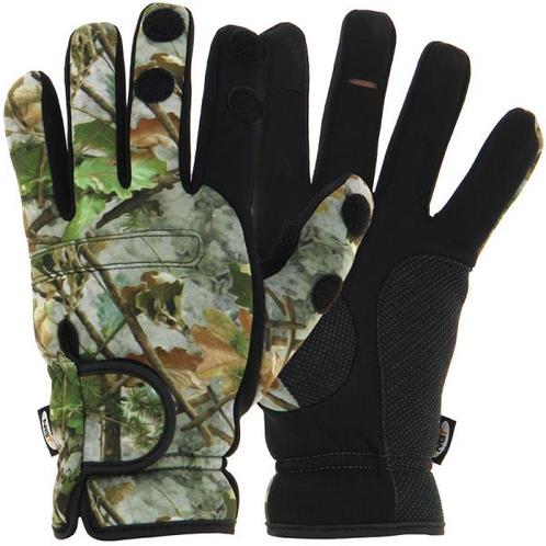 NGT Neoprene Camou Gloves XL