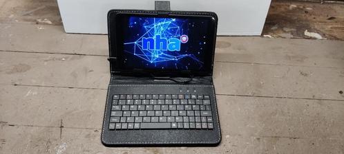 NHA Android tablet met omslag en toetsenbord