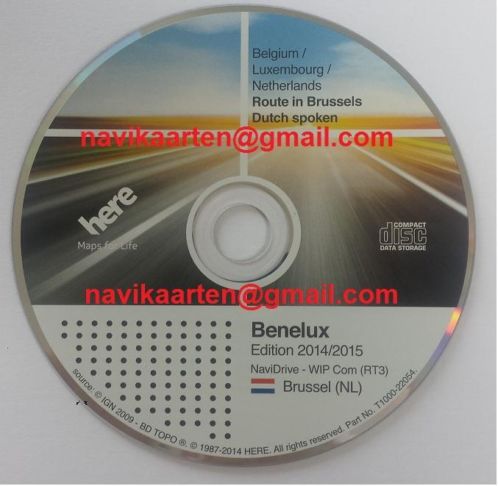NIEUW 2014 2015 navigatie cds RT3 Peugeot