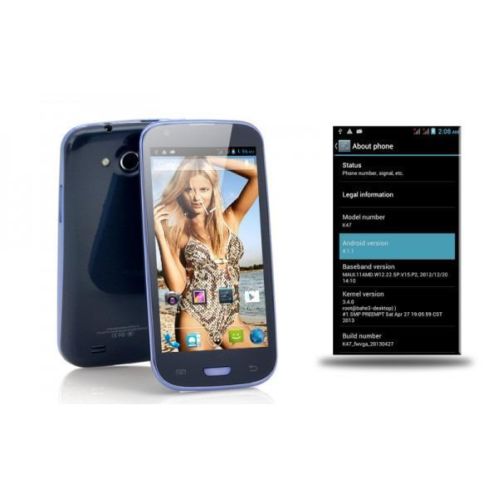 Nieuw 4,7 Inch DualCore Android 4,1 SmartPhone 3G, 4GB Blau