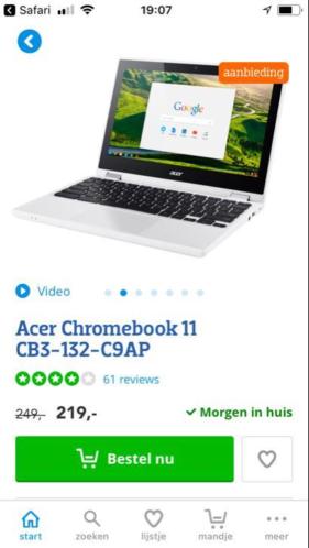 Nieuw Acer Chromebook 11