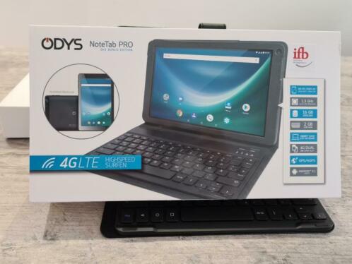 Nieuw Android Odys NoteTab Pro 10,1 4G tablet 16 GB zwart