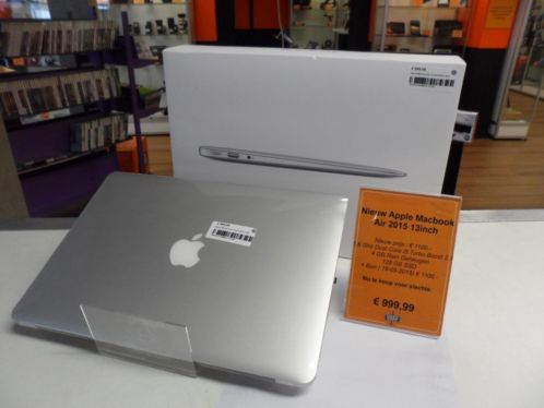 Nieuw Apple Macbook Air 2015 13.3 inch i5  Bon  128SSD 