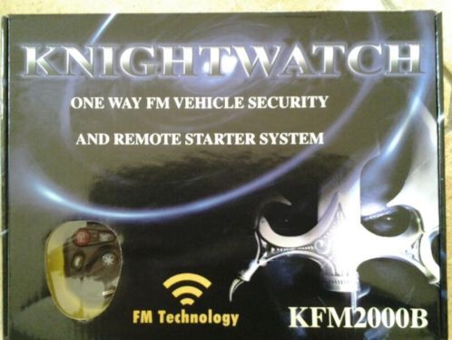 Nieuw autoalarm knightwatch kfm2000b auto op afstand starten