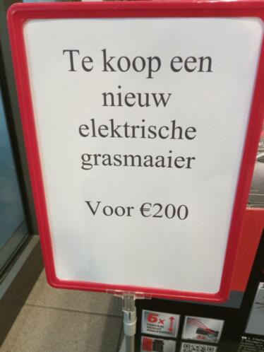 nieuw grasmaaier