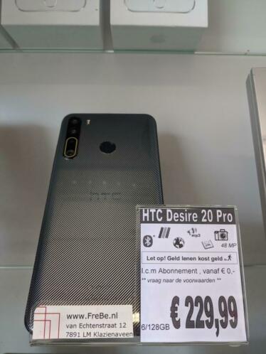 Nieuw  HTC Desire 20 Pro - 128GB  229,99