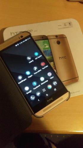 NIEUW HTC ONE M8 GOLD EDITION  DotView  Android 6.0