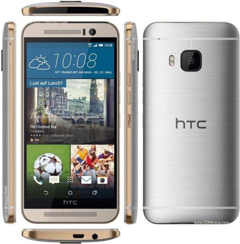 Nieuw HTC one M9 zilver goud gekleurd 