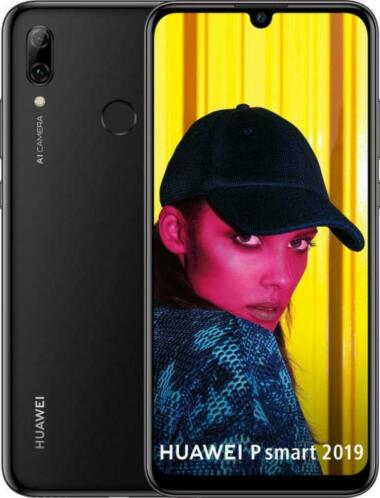 (NIEUW) Huawei P smart 2019 64GB -Black Met Garantie