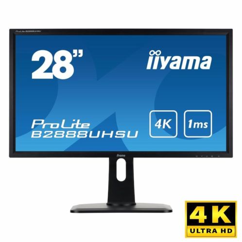 NIEUW iiYama B2888UHSU 28034 - 4K - 3840x2160 - 1ms - 2x HDMI