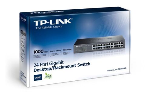 Nieuw in doos 24-Port Gigabit DesktopRackmount Switch 