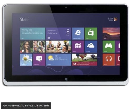 Nieuw in doos Acer ICONIA TAB W510, 64GB, WIFI