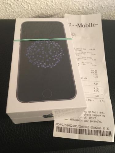 Nieuw in doos apple iphone 6 space grey verzegeld in doos