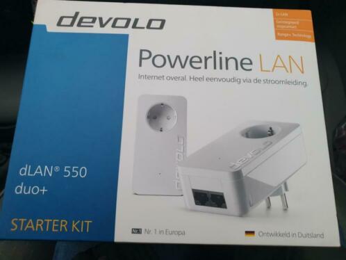 NIEUW in doos. DEVOLO dLAN 550 DUO Starter Kit