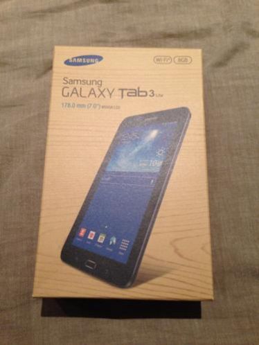 Nieuw in doos Samsung Galaxy Tab 3 Lite zwart