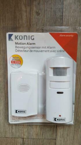 NIEUW KNIG bewegingsmelder met alarm