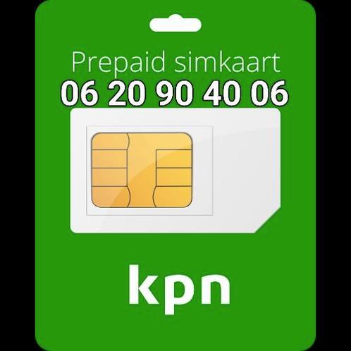 Nieuw KPN prepaid simkaart makkelijk nummer 06 20 90 40 06