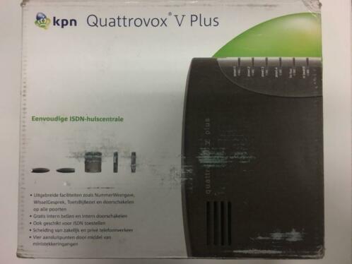 NIEUW KPN Quattrovox 5 PLUS ISDN met factuur en garantie