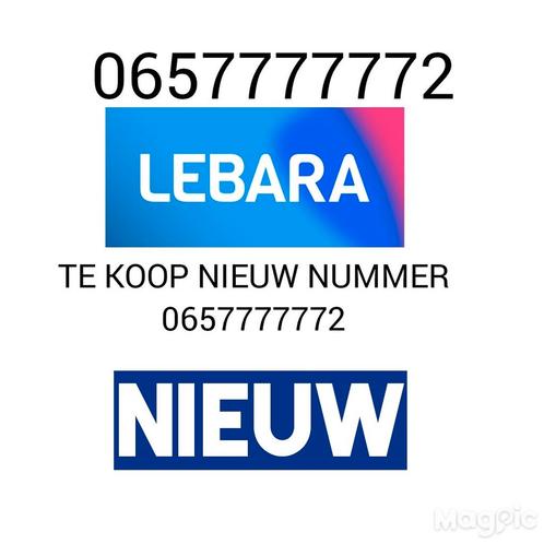 NIEUW LEBARA MAKKELIJK NUMMER 0657777772