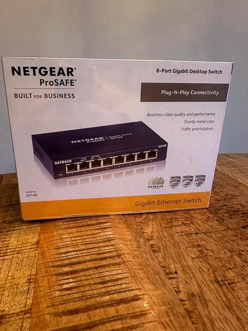 NIEUW Netgear prosafe 8 port desktop switch