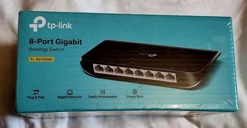 NIEUW, NOG IN DOOS TP-Link gigabit switch (TL-SG1008D)