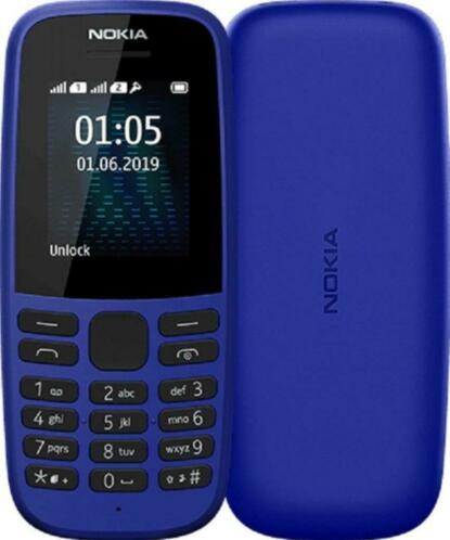 (Nieuw) Nokia 105-dual-sim-2019-blauw
