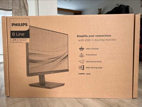 NIEUW Philips 24 inch Full HD beeldscherm met USB-C docking
