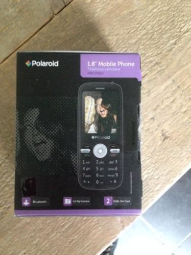 Nieuw Polaroid telefoon met camera en alle accessoires