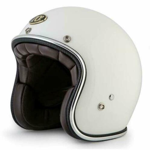 Nieuw Retro stijl 70039s open face helm. Caferacer-stijl