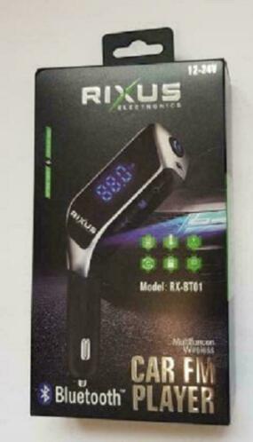 (Nieuw) Rixus Car FM Player Bluetooth