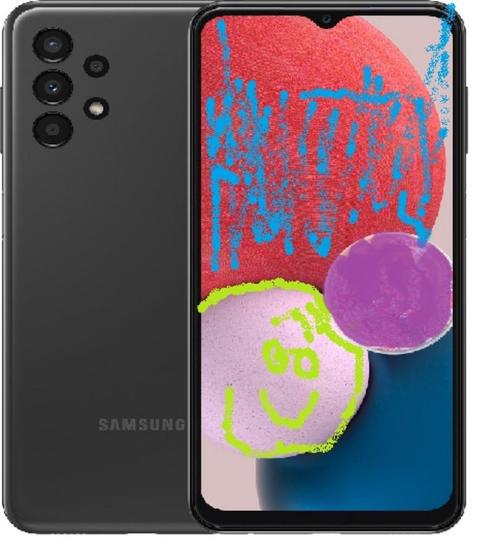 Nieuw Samsung Galaxy A13 Zwart 64GB  5G conneAdapter met kab
