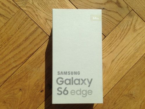 NIEUW Samsung Galaxy S6 Edge 64GB Gold  2j Garantie 849
