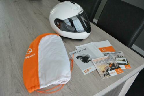 NIEUW Schuberth C3 PRO Glossy White systeemhelm maat L 5859