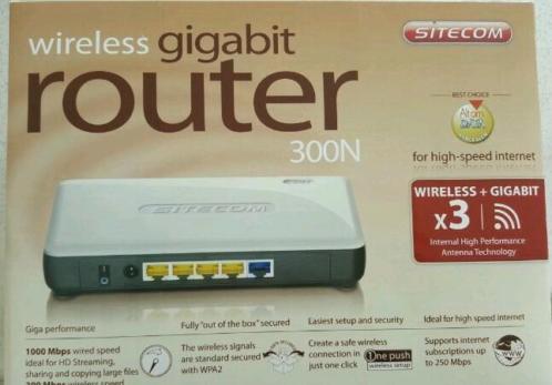 Nieuw Sitecom router 300n