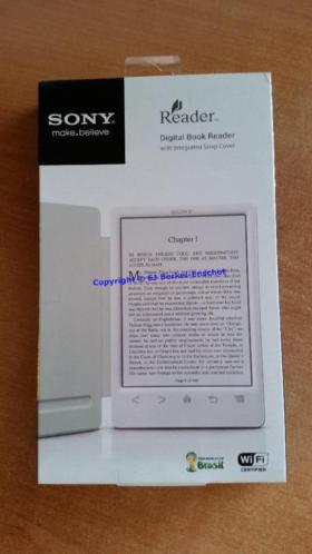 Nieuw - Sony PRS-T3 E-reader Wifi, wit, LED-cover  boeken
