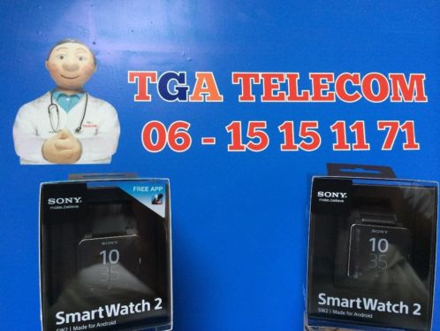 NIEUW Sony SmartWatch 2 SW2  2JAAR GARANTIE OP VOORRAAD