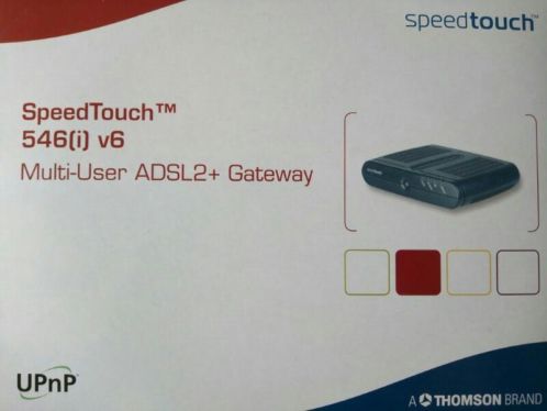 Nieuw Speedtouch 546i v6 ADSL2 router 4p switch