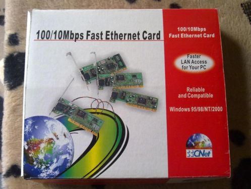 NIEUWE 10010 Mbps Fast Ethernet Card 