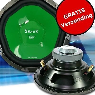 NIEUWE 1200W 12039 subwoofer groen GRATIS verzending