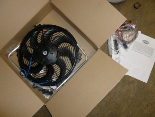 Nieuwe 13 inch Kenlow ventilator set compleet.