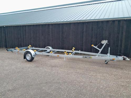 Nieuwe 1800 kg boot trailer 7 meter voor bun en tender boot