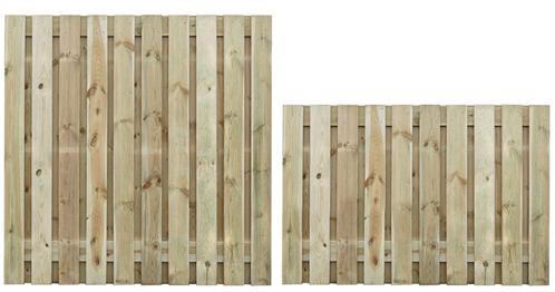 Nieuwe 21 planks grenen scherm 180x180 Vanaf 36 Euro