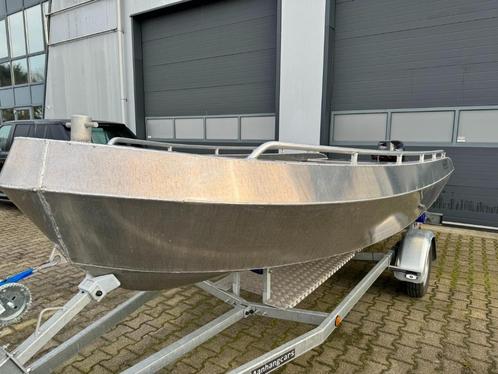 NIEUWE Aluminium Sloep H-470 complete set, trailer en motor