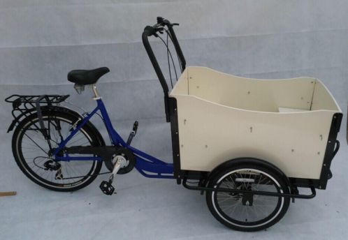 Nieuwe bakfiets met shimano versnellingen