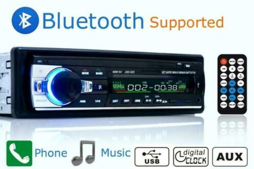 Nieuwe Bluetooth Autoradio K-Music met MP3  USB  SD en AUX