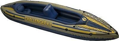 nieuwe challenger k2 2 pers. kayak opblaasbaar  2 peddels