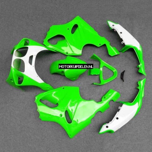 Nieuwe complete kuipset ninja green Kawasaki ZX7R 1996-2003.