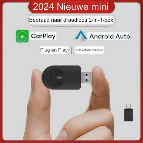 Nieuwe draadloze CarPlay en Android Auto adapter - slimme mi