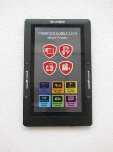 Nieuwe e-Reader de Prestigio Nobile met 4GB HDD